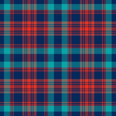 Tartan desenli arka plan. Ekose kumaş, masa örtüsü, kıyafet, gömlek, elbise, kağıt, yatak örtüsü, yorgan ve diğer tekstil ürünleri için kumaş. Vektör illüstrasyonu Eps 10