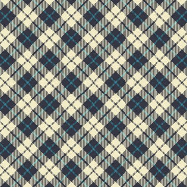 Tartan desenli arka plan. Ekose kumaş, masa örtüsü, kıyafet, gömlek, elbise, kağıt, yatak örtüsü, yorgan ve diğer tekstil ürünleri için kumaş. Vektör illüstrasyonu Eps 10