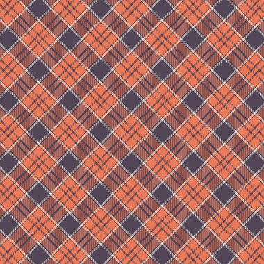 Tartan desenli arka plan. Ekose kumaş, masa örtüsü, kıyafet, gömlek, elbise, kağıt, yatak örtüsü, yorgan ve diğer tekstil ürünleri için kumaş. Vektör illüstrasyonu Eps 10