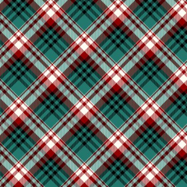 Tartan desenli arka plan. Ekose kumaş, masa örtüsü, kıyafet, gömlek, elbise, kağıt, yatak örtüsü, yorgan ve diğer tekstil ürünleri için kumaş. Vektör illüstrasyonu Eps 10