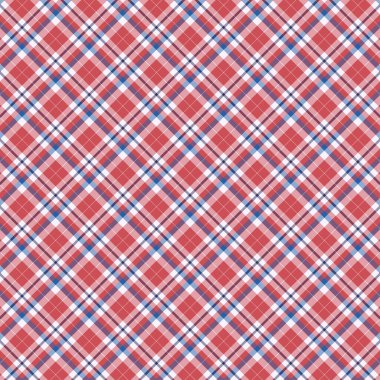 Tartan desenli arka plan. Ekose kumaş, masa örtüsü, kıyafet, gömlek, elbise, kağıt, yatak örtüsü, yorgan ve diğer tekstil ürünleri için kumaş. Vektör illüstrasyonu Eps 10