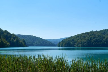 Güzel doğa. Plitvice harikaları.