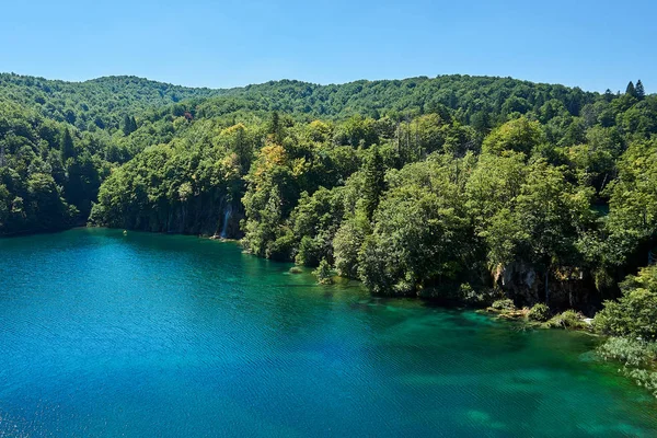 Bela Natureza Maravilhas Plitvice — Fotografia de Stock