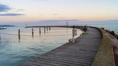 Balaton sessiz sakin resimleri. Macaristan