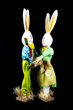 Paskalya dekorasyon bunnies ile