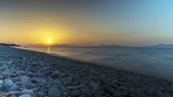 Praias Turcas Luz Nascer Sol — Fotografia de Stock