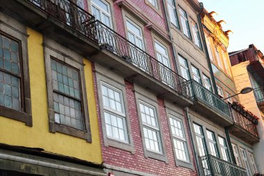 Fachadas coloridas on la ciudad de O 'Porto