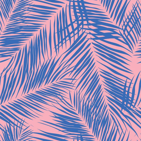 Beautifull Feuilles Tropicales Design Motif Sans Couture — Image vectorielle
