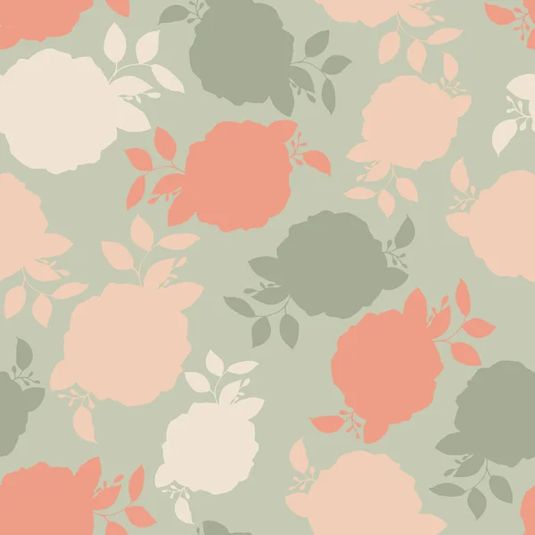 Beautifull tropical flowers and leaves seamless pattern design