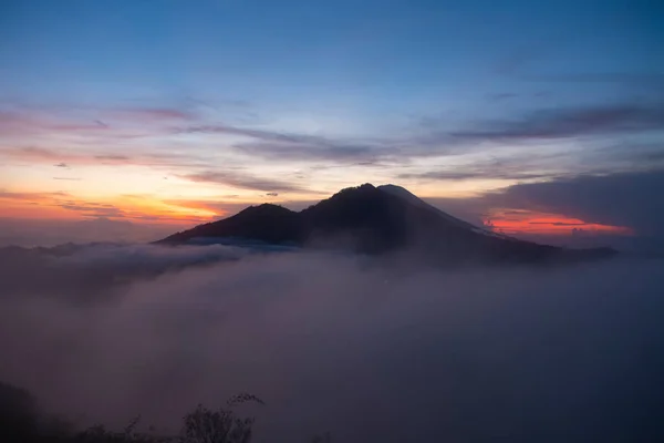 Una Vista Del Paisaje Tropical Del Movimiento Las Nubes Durante — Foto de Stock