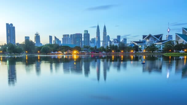 Amanecer en kuala lumpur — Vídeo de stock