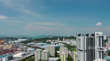 singapur yerleşim alanı ve liman