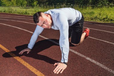 Spor egzersiz, egzersiz, sağlıklı ve aktif yaşam tarzı kavramı