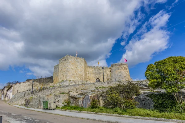 Castillo Ledesma Provincia Salamanca España Día Nublado — Foto de Stock