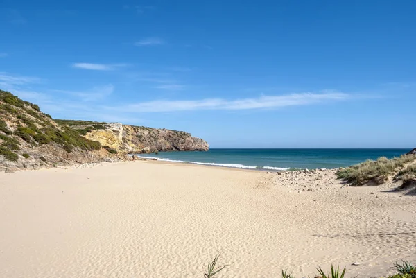 Sud Del Portogallo Spiaggia Algarve Una Giornata Estiva Soleggiata — Foto Stock