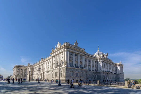 Madrid Spanien April 2017 Blick Auf Den Königlichen Palast Von — Stockfoto