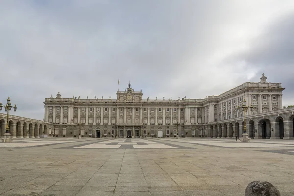Madrid Spanien Maj 2015 Utsikt Över Det Kungliga Slottet Madrid — Stockfoto
