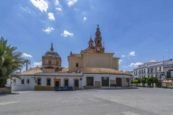 Carmona Sevilla Hiszpania Lipca 2017 Widok Kościoła San Pedro Carmona — Zdjęcie stockowe