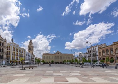 Écija, Sevilla, İspanya, Temmuz 2017: Görünüm Écija Espana yerinde. Écija Seville il ait bir şehirdir.