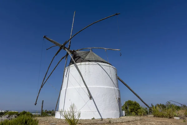 Weergave Van Traditionele Windmolen Vejer Frontera Andalusie Spanje — Stockfoto