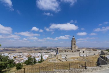 Medina Sidonia, Cadiz, İspanya, Temmuz 2017: Sit alanı ve içinde belgili tanımlık geçmiş şehir Medina Sidonia, İspanya.