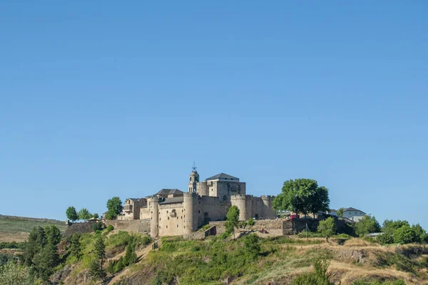 Château Puebla Sanabria Village Dans Province Zamora Espagne Par Une — Photo