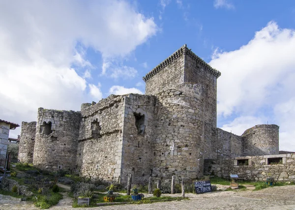 Міранда Дель Castanar Саламанка Іспанія Лютий 2016 Замок Невеликий Іспанське — стокове фото