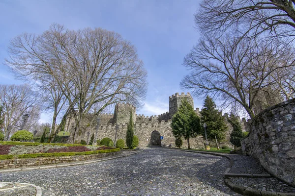 Bragança Portekiz Nisan 2016 Castle Güneşli Gün Portekiz Braganca Tarihi — Stok fotoğraf