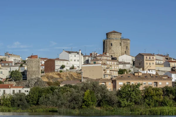 Salamanca Španělsko Září 2016 Hrad Malého Španělského Města Zvané Alba — Stock fotografie