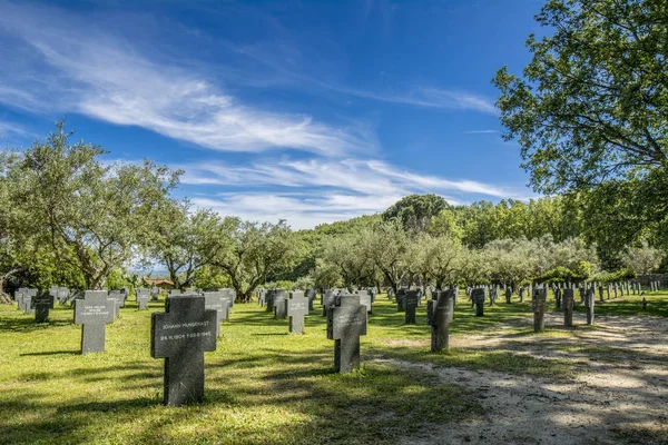 Cuacos Yuste Caceres Spagna Aprile 2015 Cimitero Militare Situato Vicino — Foto Stock