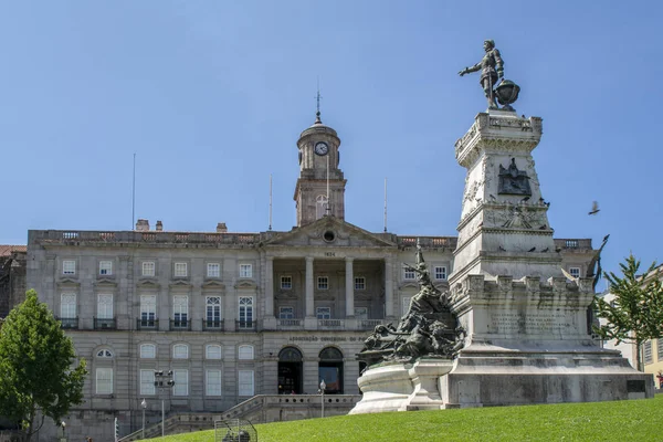 Porto Portugal Augustus 2018 Het Palacio Bolsa Paleis Van Stock — Stockfoto