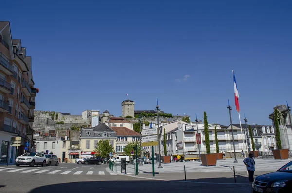 Lourdes France Août 2013 Château Fort Lourdes Est Château Historique — Photo