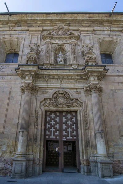 Salamanca España Septiembre 2018 Fachada Capilla Del Convento San Francisco — Foto de Stock