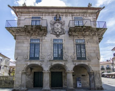 Pontevedra, Galiçya, İspanya; Eylül 2018: Garca Florez bina Pontevedra Müzesi bir parçasıdır,