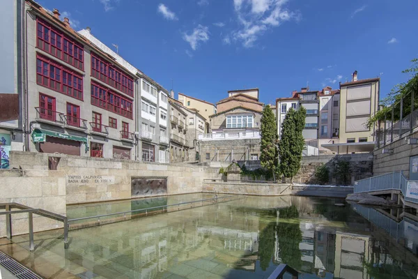 オレンセ ガリシア スペイン 2018年 オウレンセ都市のブルガスの熱い熱および薬効がある水のプール — ストック写真