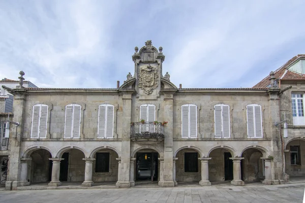 Pontevedra Galiza Espanha Setembro 2018 Fachada Pazo Mugartegui Sede Conselho — Fotografia de Stock