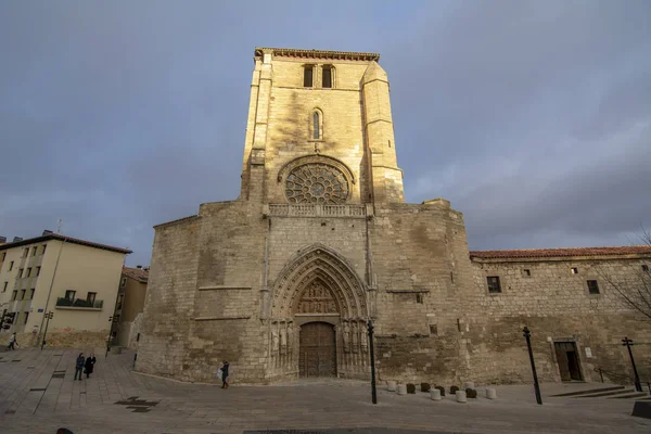 Burgos Spanya Ocak 2017 Burgos Şehrin Tarihi Merkezinde San Esteban — Stok fotoğraf