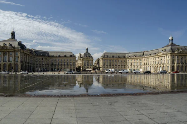 Bordeaux Aquitania Francia Settembre 2014 Place Bourse Uno Dei Luoghi — Foto Stock