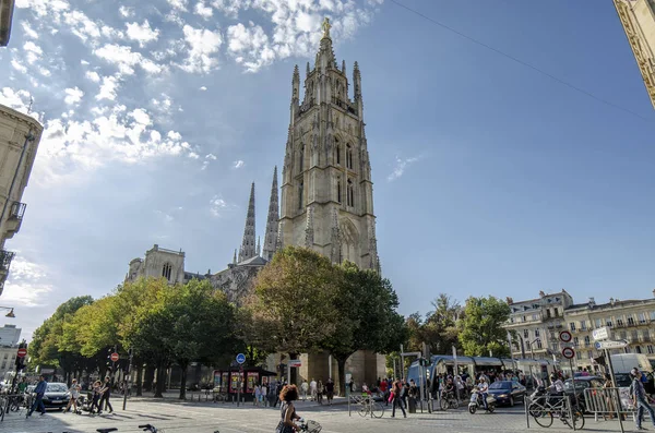 Bordeaux Aquitania Francia Settembre 2014 Cattedrale Saint Andre Una Cattedrale — Foto Stock