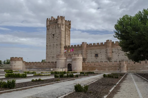 Château Mota Célèbre Vieux Château Medina Del Campo Valladolid Castilla — Photo