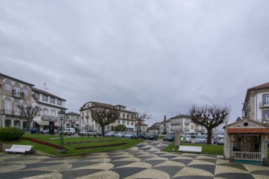 Moncao, Portekiz; Aralık 2015: Moncao, Portekiz tarihi merkezinde eski ev