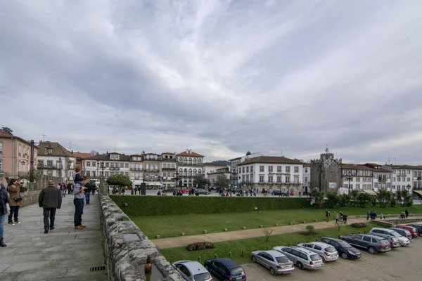 Ponte Lima Portugal Dezembro 2015 Sobre Ponte Medieval Ponte Lima — Fotografia de Stock