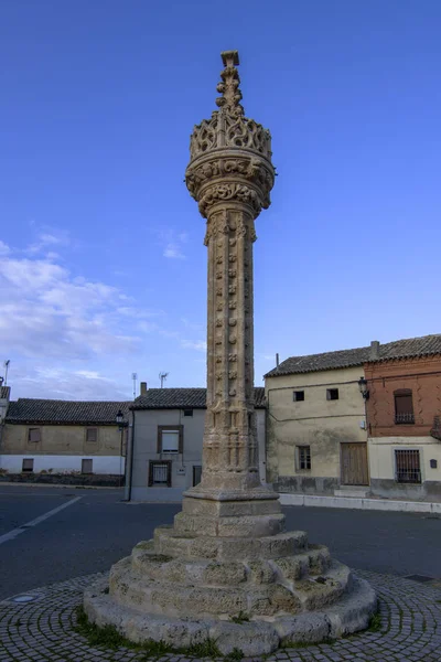 Boadilla Del Camino Готичний Rollo Saint James Шлях Століття Castilla — стокове фото