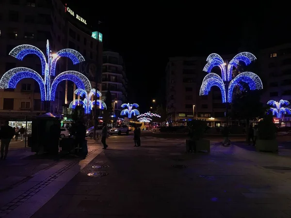 Salamanque Espagne Décembre 2017 Décoration Noël Dans Les Rues Ville — Photo