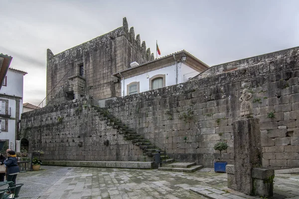 Ponte Lima Portugal Dezembro 2015 Vista Torre Medieval Prisão Velha — Fotografia de Stock