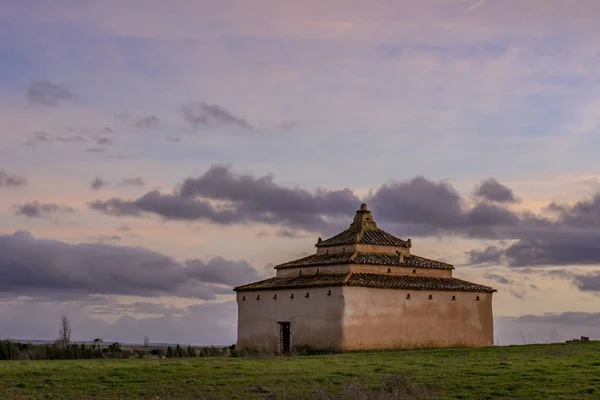 Traditional Dovecote Zamora Buildings Made Adobe Mud Brick Straw Spain — Stock Photo, Image