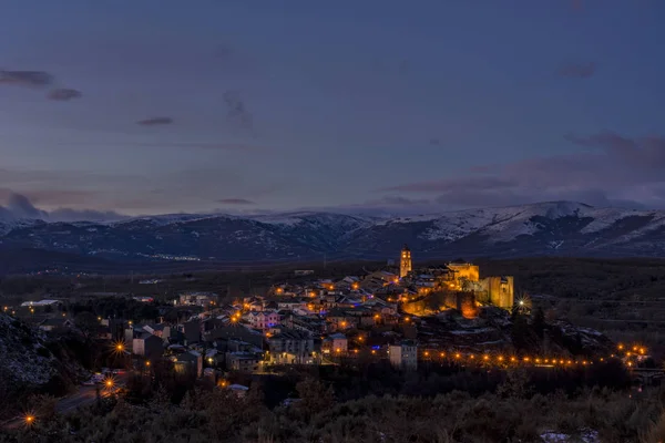 Puebla Sanabria Zamora Espagne Décembre 2016 Vue Sur Village Médiéval — Photo