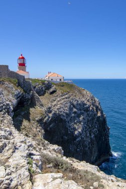  kale deniz feneri, Cabo Sao Vicente, Sagres, Portekiz güneyinde Algarve'deki/daki oteller