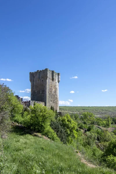 Monleon Salamanca Spain May 2017 Remains Walled Enclosure Castle Medieval — Stock Photo, Image