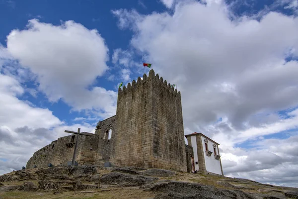 Belmonte Castelo Branco Portugal Maj 2017 Utsikt Över Slottet Den — Stockfoto
